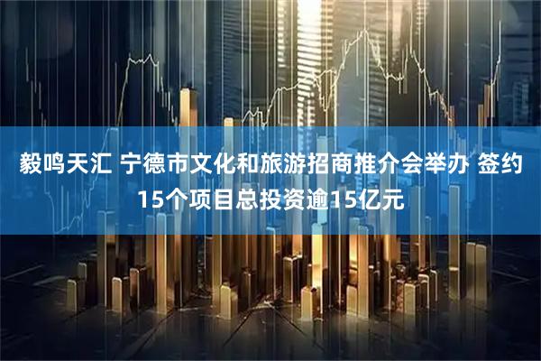 毅鸣天汇 宁德市文化和旅游招商推介会举办 签约15个项目总投资逾15亿元