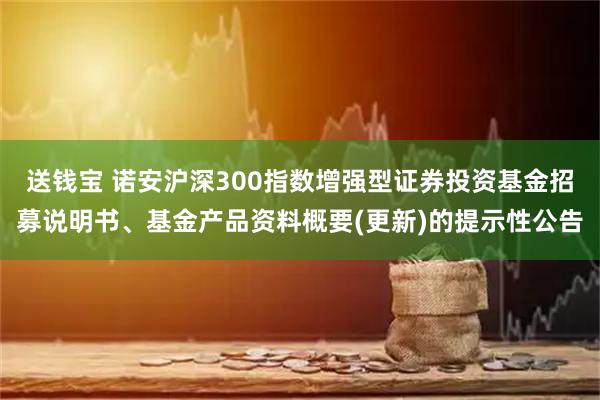 送钱宝 诺安沪深300指数增强型证券投资基金招募说明书、基金产品资料概要(更新)的提示性公告