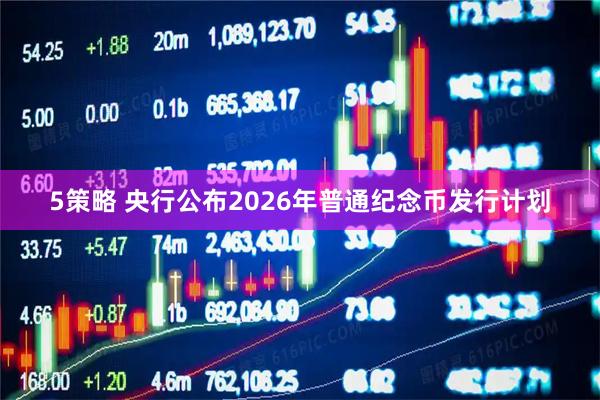 5策略 央行公布2026年普通纪念币发行计划