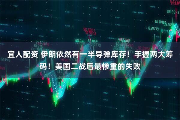 宜人配资 伊朗依然有一半导弹库存！手握两大筹码！美国二战后最惨重的失败